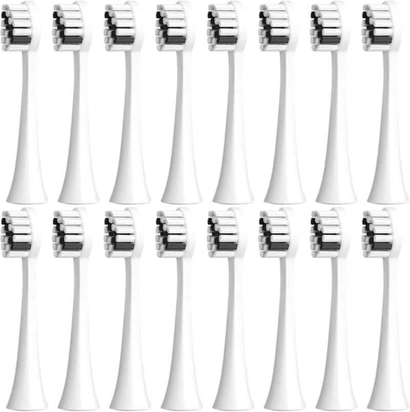 16 White Electric Toothbrush Replacement Heads for 2725 S2 S5 SX SG972 16 PCS - Image 2
